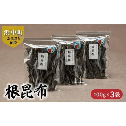 ふるさと納税 北海道 浜中町 根昆布　100g×3袋_H0007-006