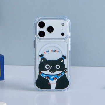 同事波菜辮子頭波菜抗黃防摔MagSafe iPhone手機殼