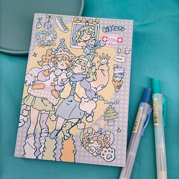 DP054_双星樂園空白筆記本H /blank notebook H