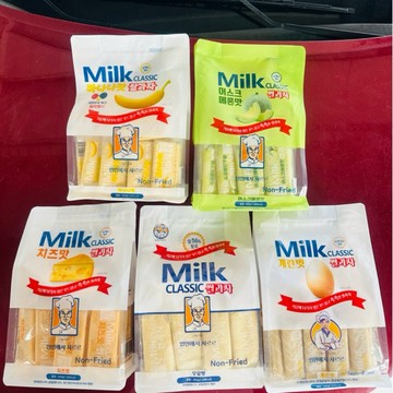 韓國🇰🇷Milk Classic牛奶米餅 鮮奶米果240g 起司 雞蛋 香蕉 哈密瓜 牛奶米果 牛奶一口酥餅 米果 米餅