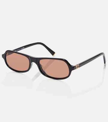 Miu Miu Logo rectangular sunglasses