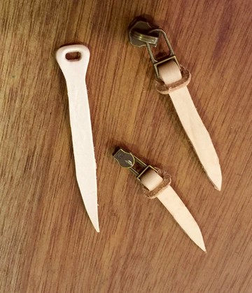 Sienna真皮拉鍊拉片(顏色可訂製)