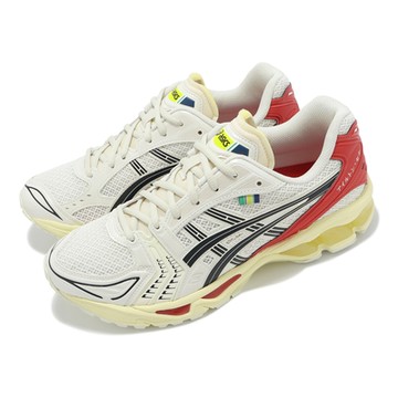 Asics x Ayrton Senna 休閒鞋 GEL-Kayano 14 男鞋 米白 黑紅 千禧跑鞋 亞瑟士 1203A766200