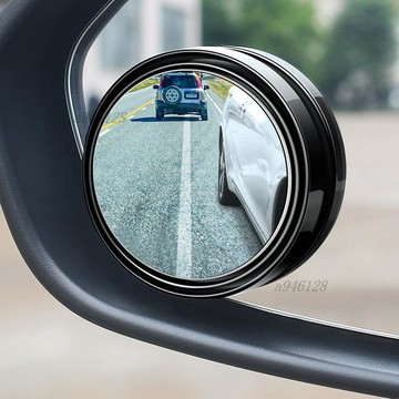 🔥新品熱銷汽車後視鏡小圓鏡倒車盲區輔助鏡360度盲點反光鏡批發高清升級