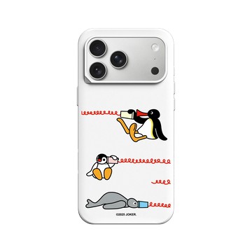 iPhone 17 Pro Max SolidX 白 - Pingu 企鵝家族 - 秘密傳聲筒