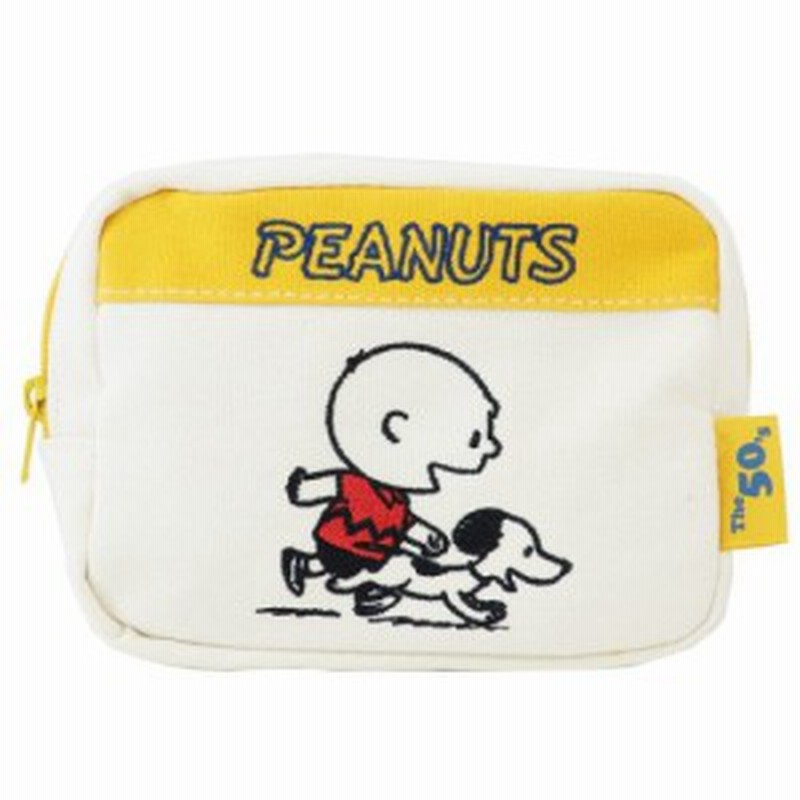 スヌーピー コスメポーチ キャンバス 角 ポーチ 70周年記念 50年代 ピーナッツ 化粧ポーチ キャラクター グッズ 通販 Lineポイント最大1 0 Get Lineショッピング