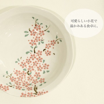 現貨 日本美濃燒 可愛春粉櫻陶瓷碗盤 多款可選 前菜 沙拉碗 丼飯碗 拉麵碗 深盤 日系餐桌 可愛的碗 日本進口
