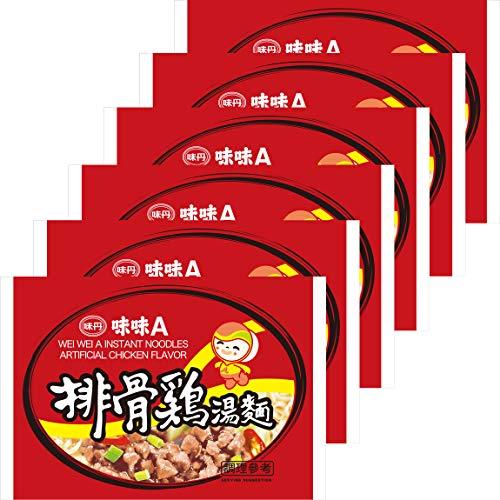 味味A 台湾ラーメン 排骨鶏味 82g×6個