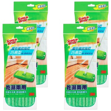 3M Scotch-Brite 百利 巧易型乾濕兩用布補充包  31 x 13cm  4包