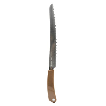 KAI 貝印 麵包刀  長35.5x寬2.5cm (刃長23cm)  棕色 + 銀色  1支