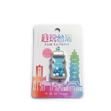 趣玩台灣磁鐵－搖搖101－藍色