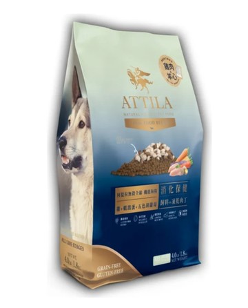 ATTILA 無穀機能犬糧佐凍乾肉丁 雞鵪鶉蛋五色胡蘿蔔 10LB/4.8kg