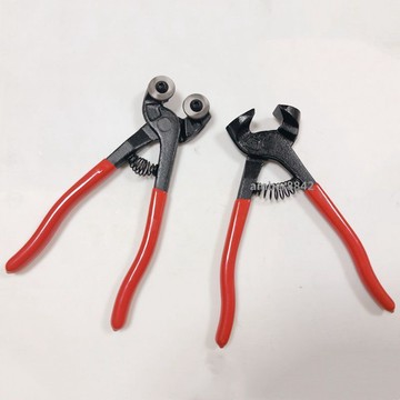 ⚡品質無憂⚡馬賽克剪刀鉗圓口鉗平口鉗玻璃夾持鉗DIY瓷磚修邊鉗雙輪圓口剪刀