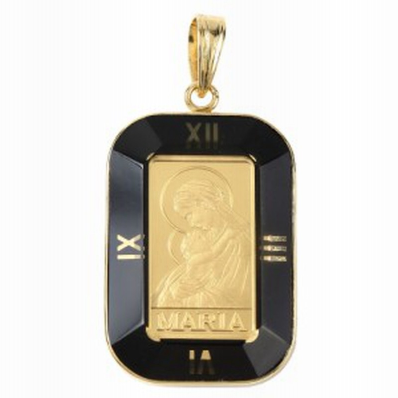 新しいエルメス ブラック 時計文字 アトラス コイン ペンダントトップ マリア 1g インゴット K24 純金 デザイン枠 プレ レディース メンズ 送料無料 新品 ペンダントトップ Sutevalle Org