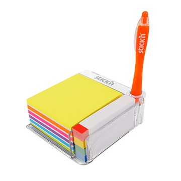 N次貼便條磚+標籤+透明便條台/61308/不含筆/組