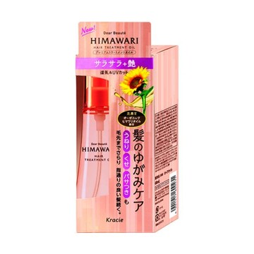 【領券滿額折100】 【Kracie 葵緹亞】HIMAWARI向日葵植萃鑽耀護髮油-清爽(60ml)