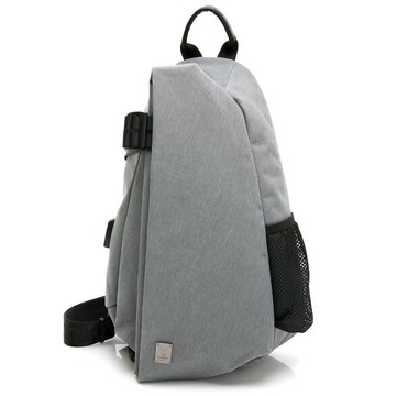 PLAYBOY - 單肩背包  Function系列系列 - 淺灰色/151-1401-05-7