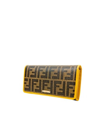(海外訂貨)(Little bee小蜜蜂精品)FENDI 滿版鐵牌LOGO 掀蓋長夾 (沒有發的款式可以截圖私訊)
