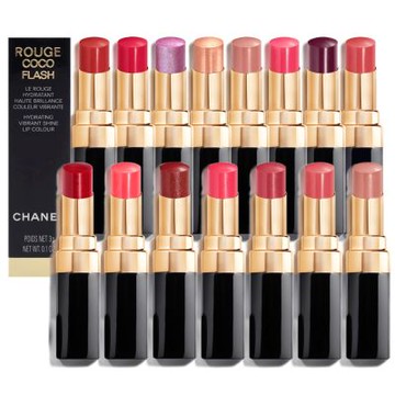 CHANEL 香奈兒COCO晶亮水唇膏3g任1款(56玫瑰棕/66清新紅/82粉紅木玫瑰色/84清新杏粉色/144可可裸色-國際航空版)