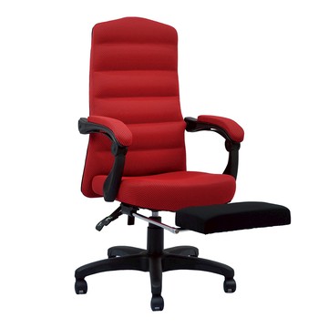 台灣製造 SGS認證 HT-05舒適電腦椅-紅（50*60*126cm）_廠商直送