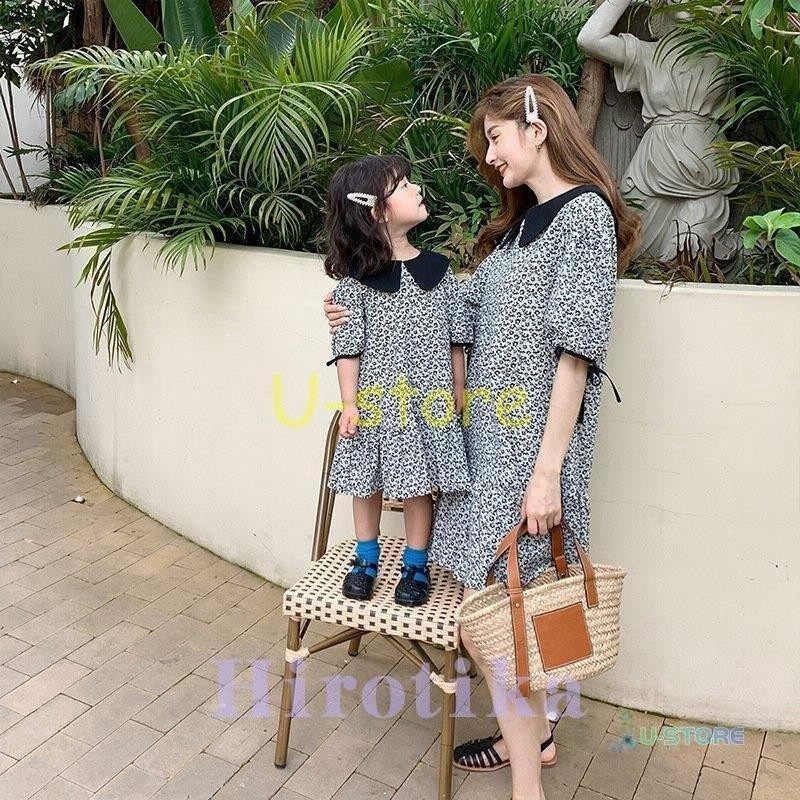 ママとお揃い 娘とペアルック ママリンクコーデ 親子お揃い ワンピース 女の子子供服 夏 シンプル おしゃれ カジュアル おでかけ お揃い 韓国子供服 通販 Lineポイント最大0 5 Get Lineショッピング