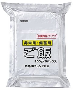 越後製菓 備蓄用・保存用米飯 200G 6食