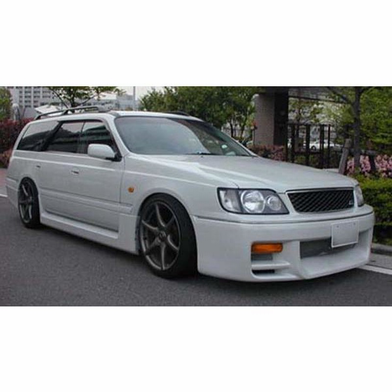 日産 純正 WC34 ステージア リアバンパーモール モールディング