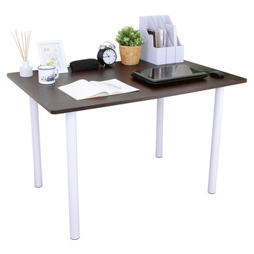 【頂堅】大型書桌/餐桌/電腦桌-寬120x深80x高75公分-四色可選深胡桃木色