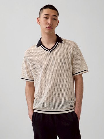 Gap × Ouigi 網眼Polo針織衫