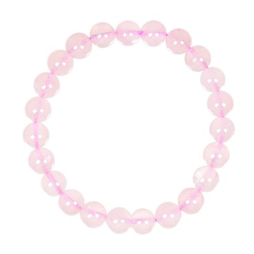 【正佳珠寶】粉晶 冰粉芙蓉晶 7.8-8.3mm 粉晶手珠