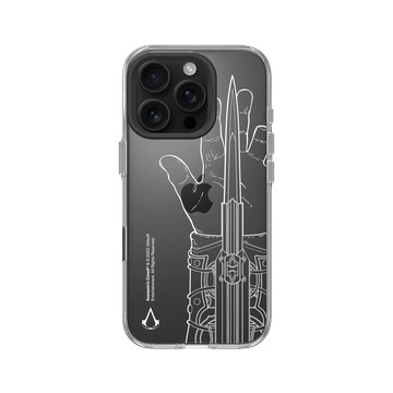 iPhone 16 Pro Clear Case（相機按鈕） 透明 - Assassin's Creed - Assassin's Creed Mirage® - Hidden Blade Gauntlet