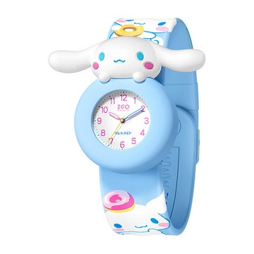 超人氣卡通 - 日本機芯防水夜光兩用兒童拍拍錶-卡通人物大耳狗-藍色 (32mm)