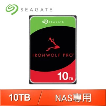 Seagate 希捷 那嘶狼 IronWolf PRO 10TB 7200轉 NAS專用硬碟