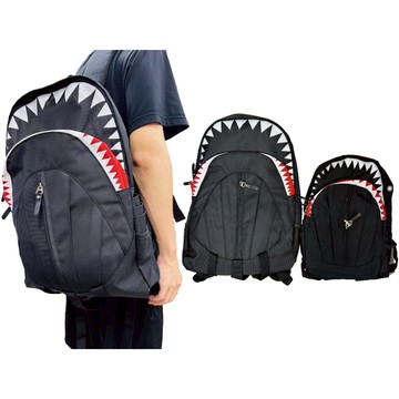 ~雪黛屋~POWER 後背包可A4紙主袋+外袋共三層防水尼龍布胸扣