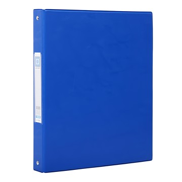 Lan CHYn 連勤牌文具 精裝三孔1吋有耳圓型活頁夾  藍色  1本