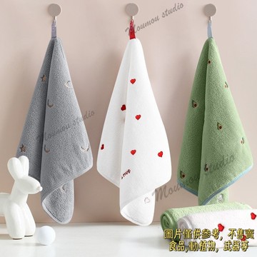 兒童毛巾專用洗臉巾比純棉柔軟吸水速幹不掉毛家用嬰兒小毛巾方巾超細纖維吸水毛巾/浴巾洗臉巾 柔軟 吸水 洗澡 沐浴 快乾巾