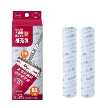 hold黏24cm大面積膠黏補充-60周(2入)-1組