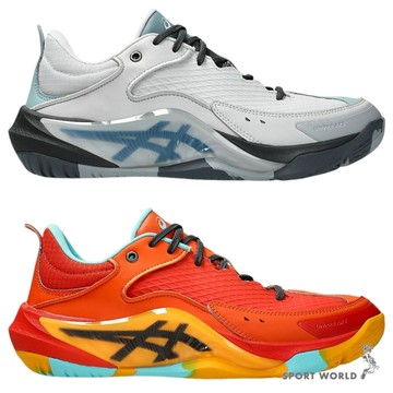 Asics 亞瑟士 籃球鞋 男鞋 UNPRE ARS LOW 3 白灰/橘紅【運動世界】1063A113-020/1063A113-600