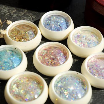 火漆印章金粉 唯美填色閃粉亮片 火漆蠟封印周邊裝飾素材復古金粉