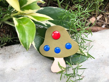 #成品製造 繞線器 蘑菇 香港製造 捲線器 港產皮革 手工 線材收納