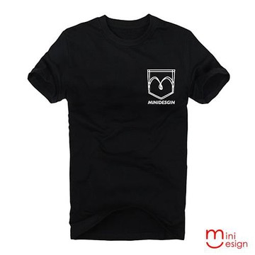 Minidesign-口袋造型潮流設計短T 五色