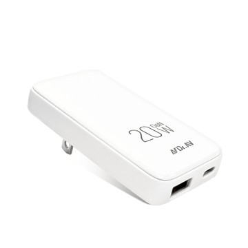 [寶旺旺]聖岡科技 20W氮化鎵快衝超薄充電器USB-202SF