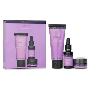 【德瑪醫生】卡卡度維他命C亮白組合: 潔面乳 70ml + 20%維他命C精華 15ml + 眼霜 15ml
