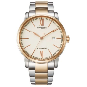CITIZEN 星辰錶 NJ0136-81A 男錶 Mechanical 紳士商務機械腕錶/白面鋼帶 42mm｜樂天全館特惠中★指定刷卡回饋10%