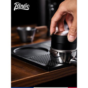 Bincoo咖啡多功能壓粉墊家用布粉收納吧臺瀝水墊子敲渣桶咖啡器具