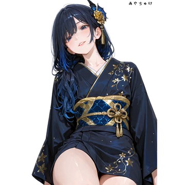 【12月新品】07-109-0062 人物貼紙 性感和服女孩