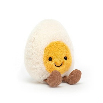 英國 JELLYCAT 快樂水煮蛋14cm 安撫玩偶 Amuseable Happy Boiled Egg