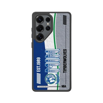 Galaxy S25 Ultra SolidSuit 黑 - NBA - 復古球員卡-明尼蘇達灰狼 Minnesota Timberwolves - Vintage Card