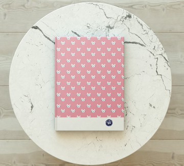 洛可可草莓 WELKIN手創 手工書/筆記本/手帳/日記本-粉紅貓咪