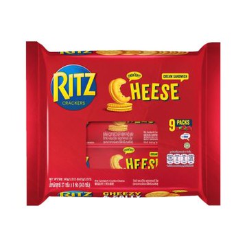 RITZ麗滋 三明治餅乾 隨手包(9x27g) 起司/檸檬